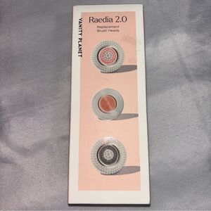 Vanity Planet Raedia 2.0 Replacement Brush Heads set of 3 BRAND NEW